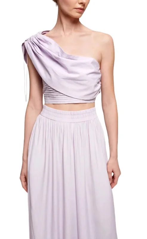 Mega Deal Roman Top In Lila