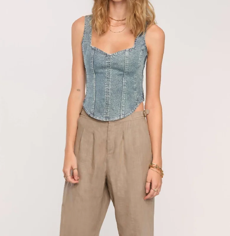 Deal Dash Romi Top In Denim