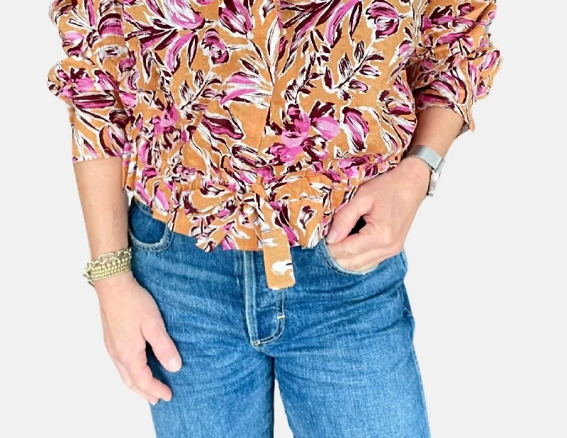 Price Fest Ruby Tulip Blouse In Pink