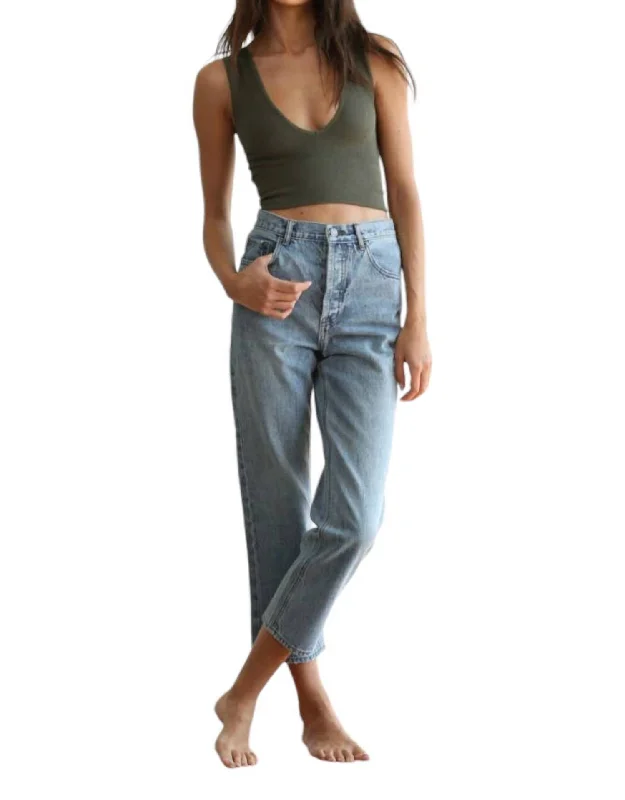 Super Savings Seamless Reversible Crop Tank Top In Moss