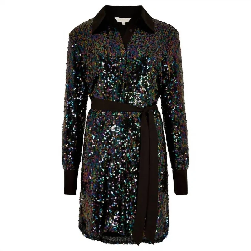 Final Markdown Sequin Contrast In Multi