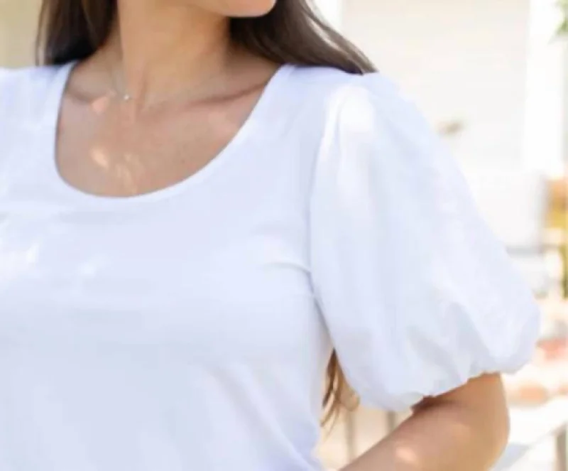 Mega Deal Shay Top In White