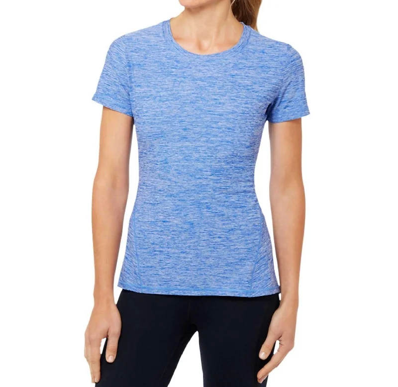 Price Reduction Short Sleeve Trail Tee In Amparo Blue