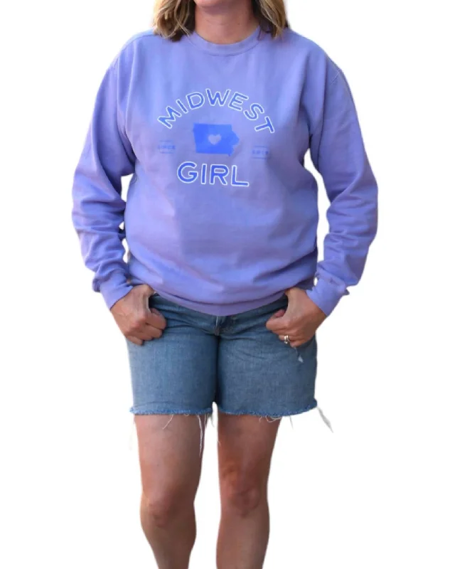 Extra Savings Summer Sweatshirt In Violet
