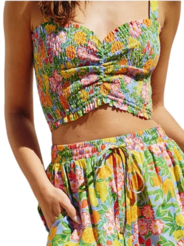 Inventory Reduction Sweet Mindset Top In Summer Garden