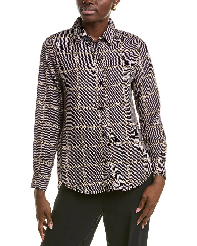Special Buy T Tahari Collared Blouse