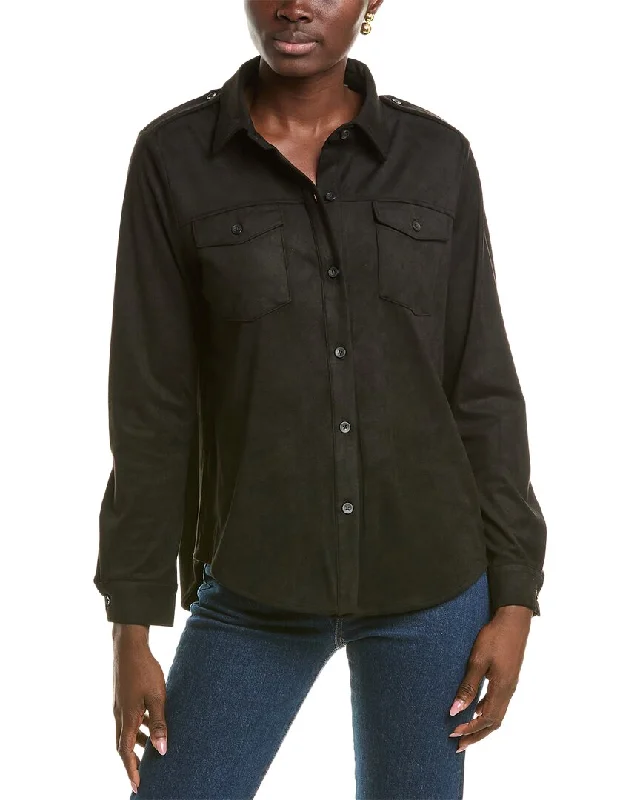 Doorbuster Deal T Tahari Collared Button-Down Jacket