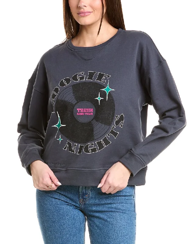 Don't Wait Terez Classic Printed Graphic Sweatshirt