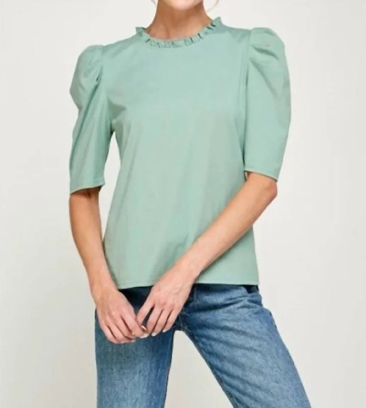 Price Rollback The Sage Top In Green