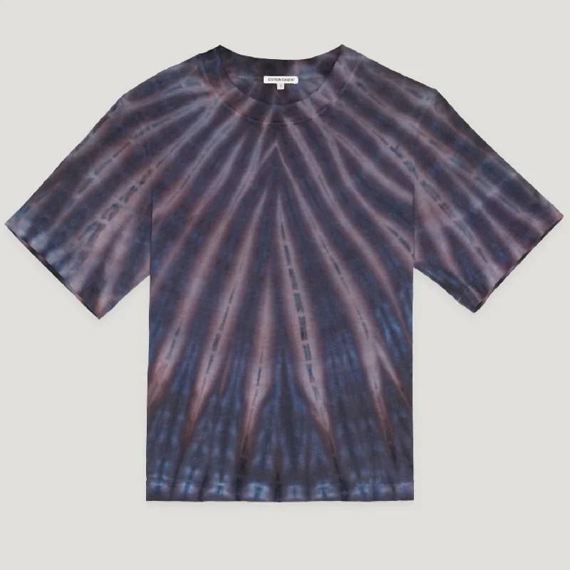 Customer Appreciation Sale Tokyo S/s Tee Mauve Spiral In Purple