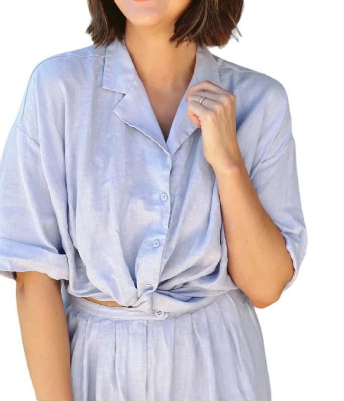 Epic Deals Tula Shirt In Vinca Blue
