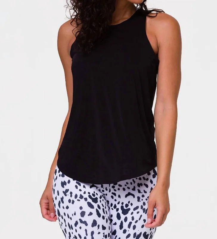 Big Savings Twisted Tank Top In Black