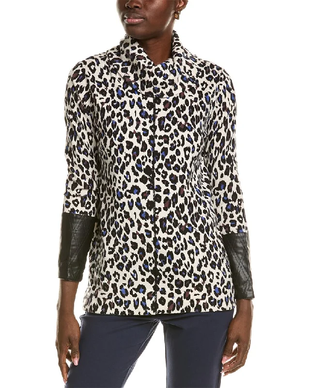 Steals and Deals tyler böe Animal Print Cashmere-Blend Tunic