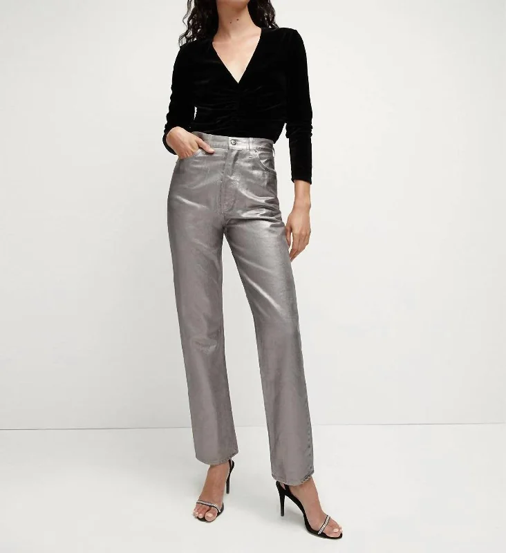 Act Fast Velvet Pelona Top In Black