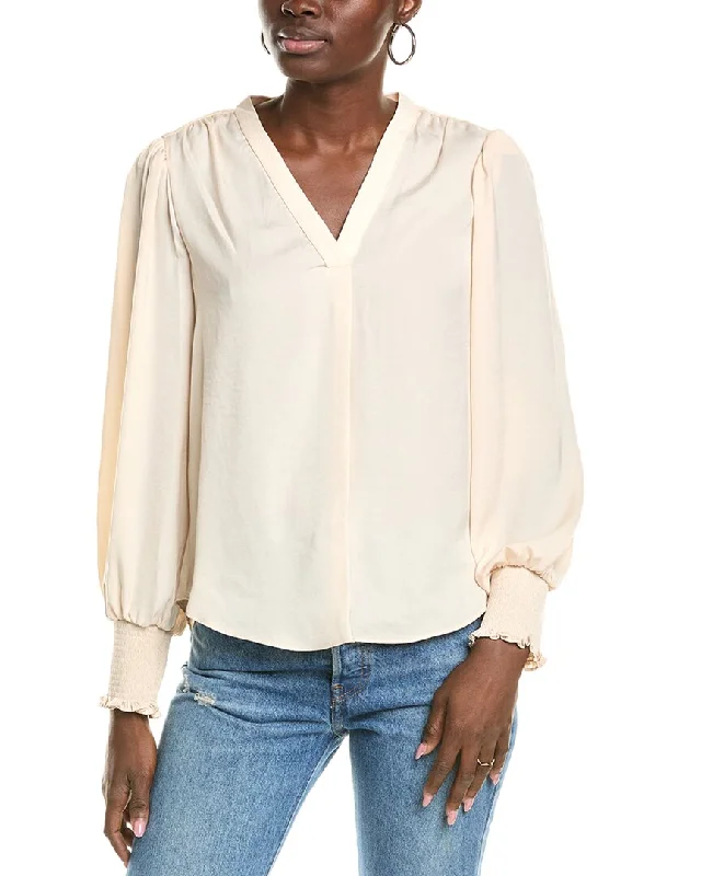 Midnight Madness Vince Camuto V-Neck Blouse