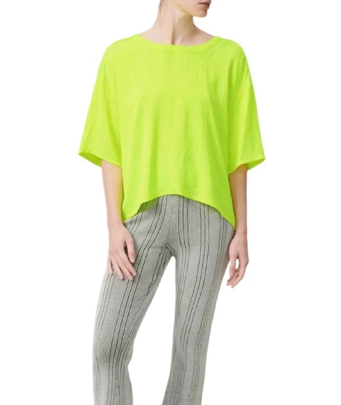 Can't Be Beat Widland Top In Fluorescent Yellow
