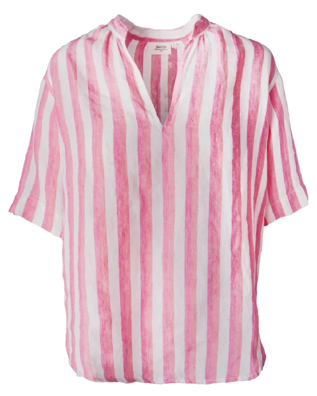 Doorbuster Deal Women's Camil Woven Shirt In Pink Stripe