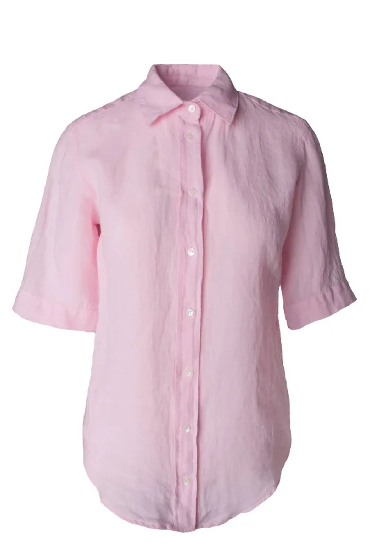 New Deals Women's Caryl Woven Button Down Shirt In Candy