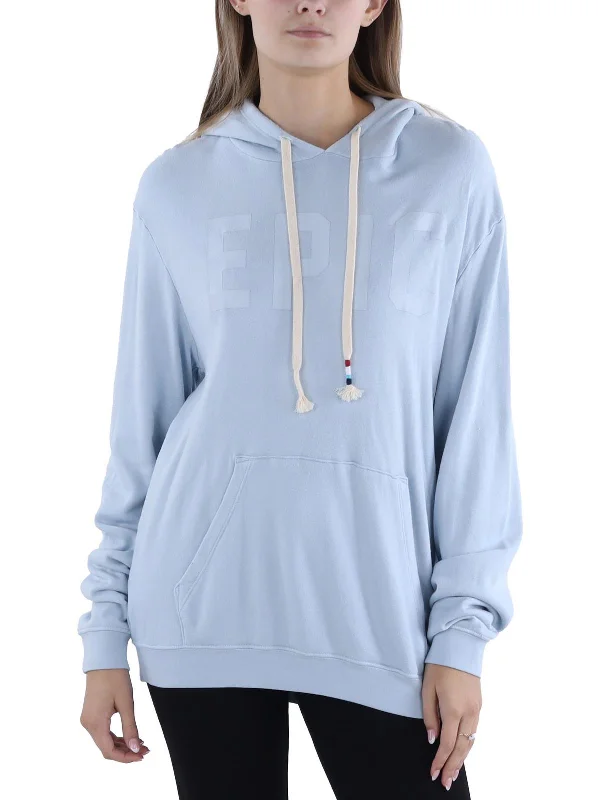 Early Access Womens Drawstring Long Sleeve Hoodie