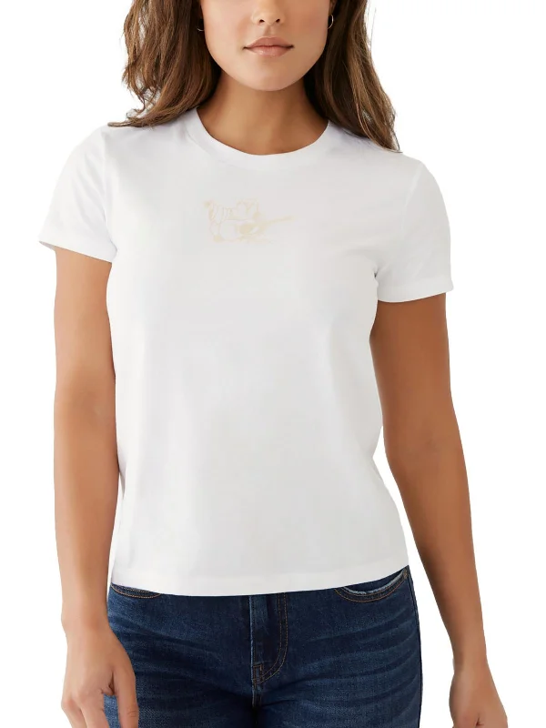Sale Event Womens Graphic Crewneck Tee Pullover Top