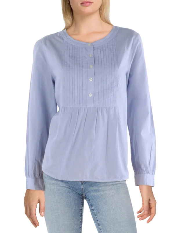 Clearance Sale Womens Pintuck Striped Blouse