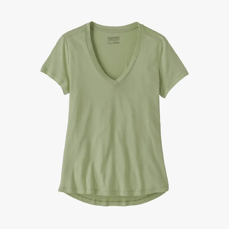 New Markdowns Women's Side Current Tee Top In Salvia Green