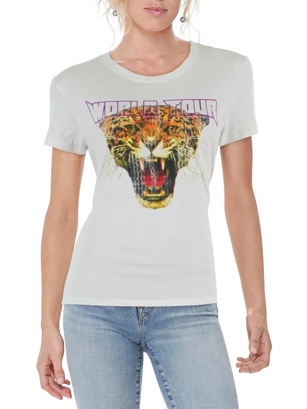 Super Sale World Tour Womens Cotton Printed Graphic T-Shirt