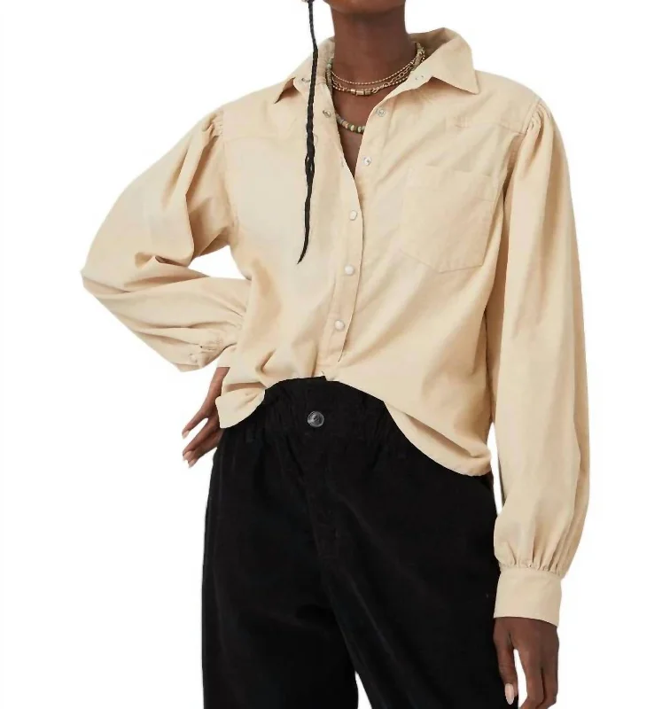 Seasonal Sale Wylan Shirt In Biscotti