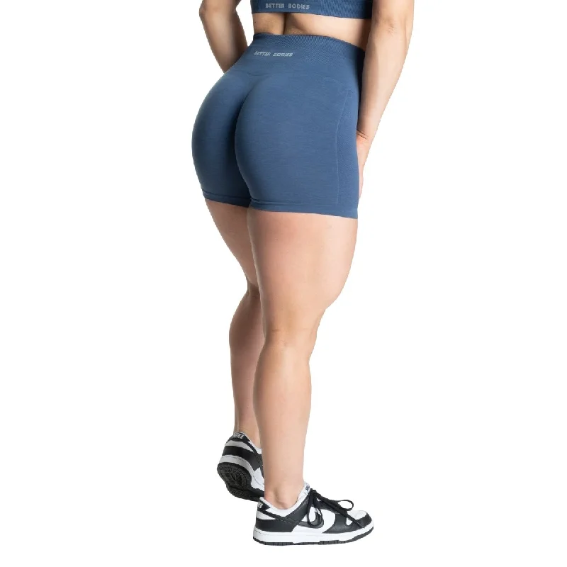 Exclusive Deal Better Bodies Seamless Scrunch Shorts - Sky Blue