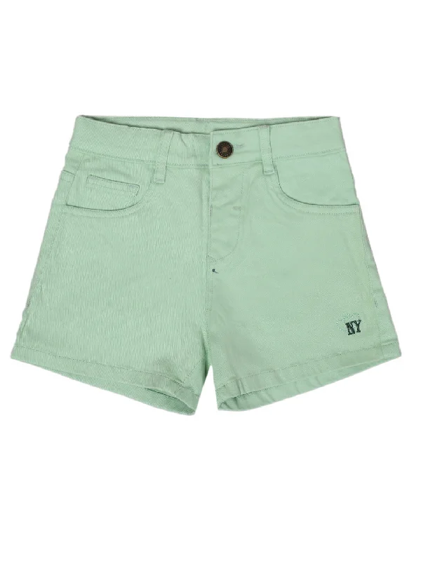 Discount Mania Sea Green Girls Short