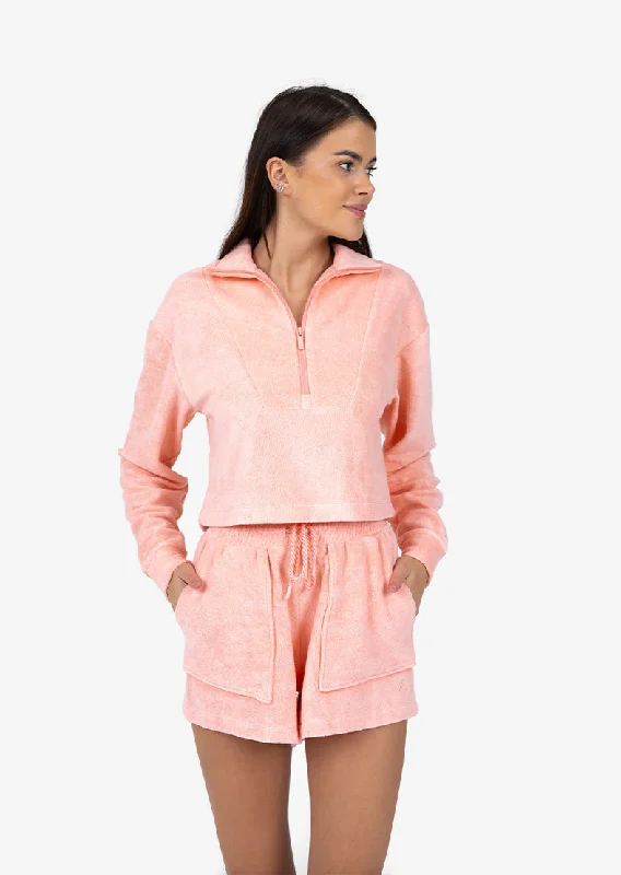 Overstock Sale Club LC Terry Short Peach FINAL SALE