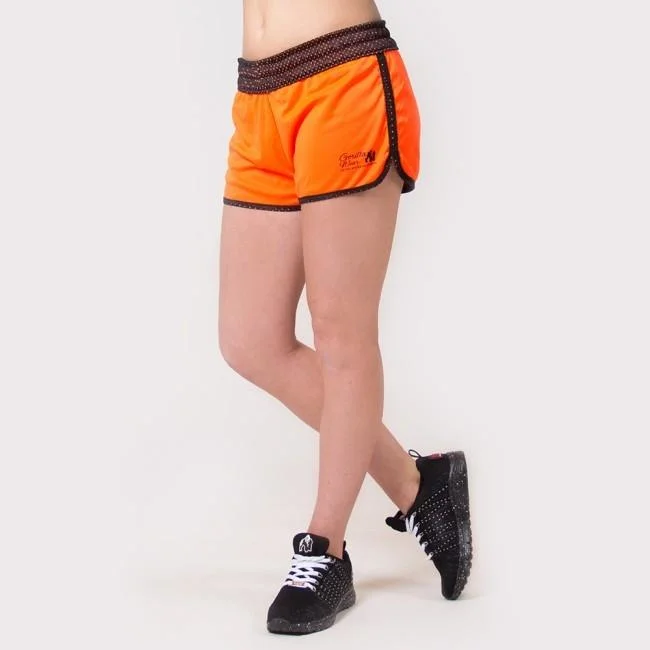 Flash Deals Gorilla Wear Madison Reversible Shorts - Black-Neon Orange