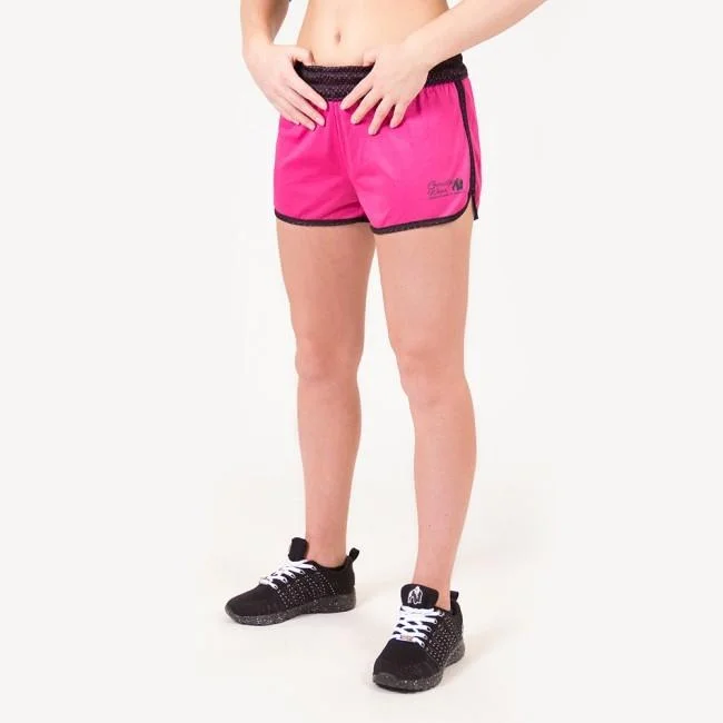 Great Bargains Gorilla Wear Madison Reversible Shorts - Black-Pink