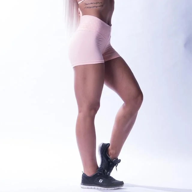 Stock Clearance Nebbia High Waist NS Shorts 648 - Salmon