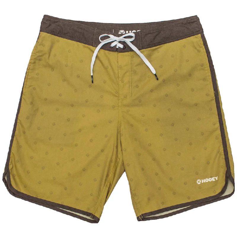 Online Specials "Shaka" Tan w/Brown Board Shorts
