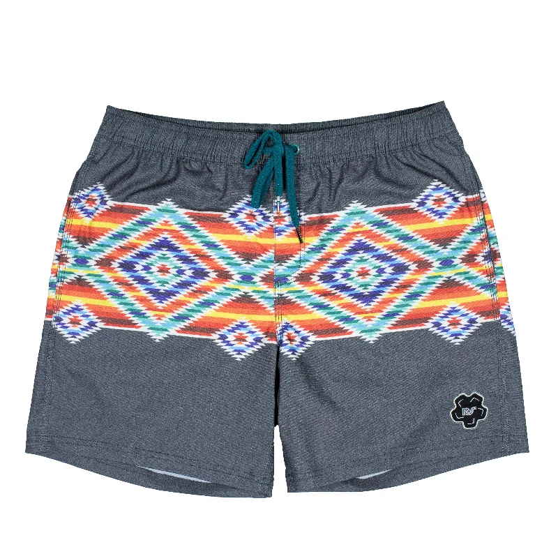 Lowest Price "Bigwake" Black Board Shorts (Rocker Collection)