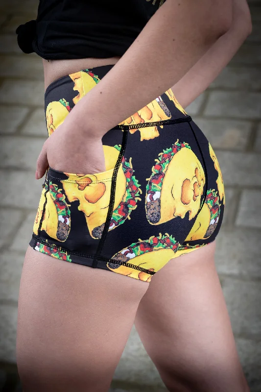 Buy Now Women's Death By Taco Shorts